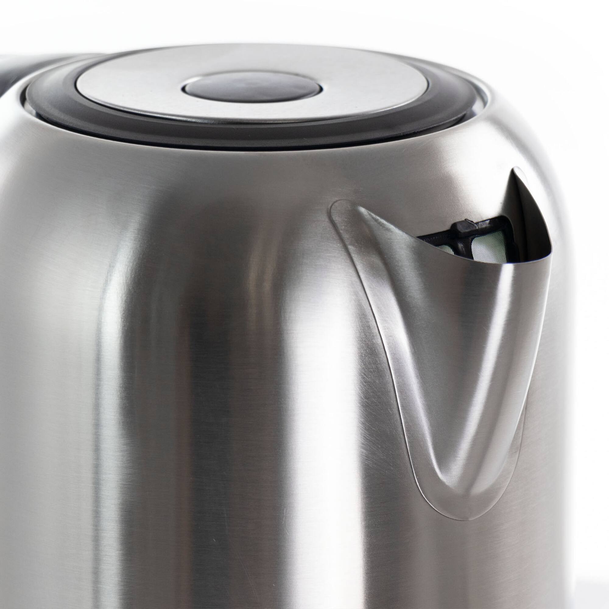MegaChef 1.7L Stainless Steel Electric Tea Kettle With 5 Preset Temps